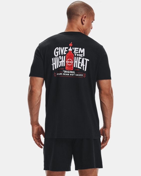 Men's UA Baseball High Heat T-Shirt, Black, pdpMainDesktop image number 0